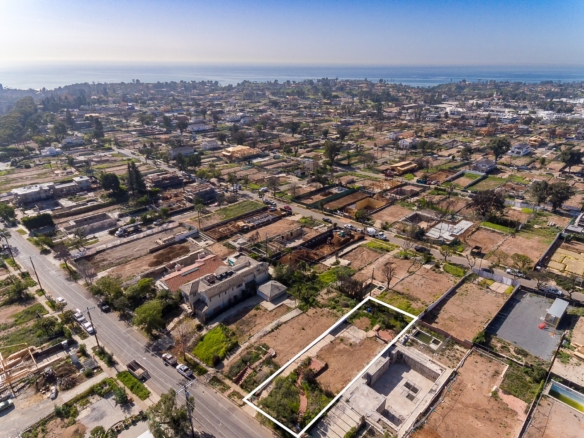 1041 Chautauqua Blvd Aerial view of lot in Pacific Palisades