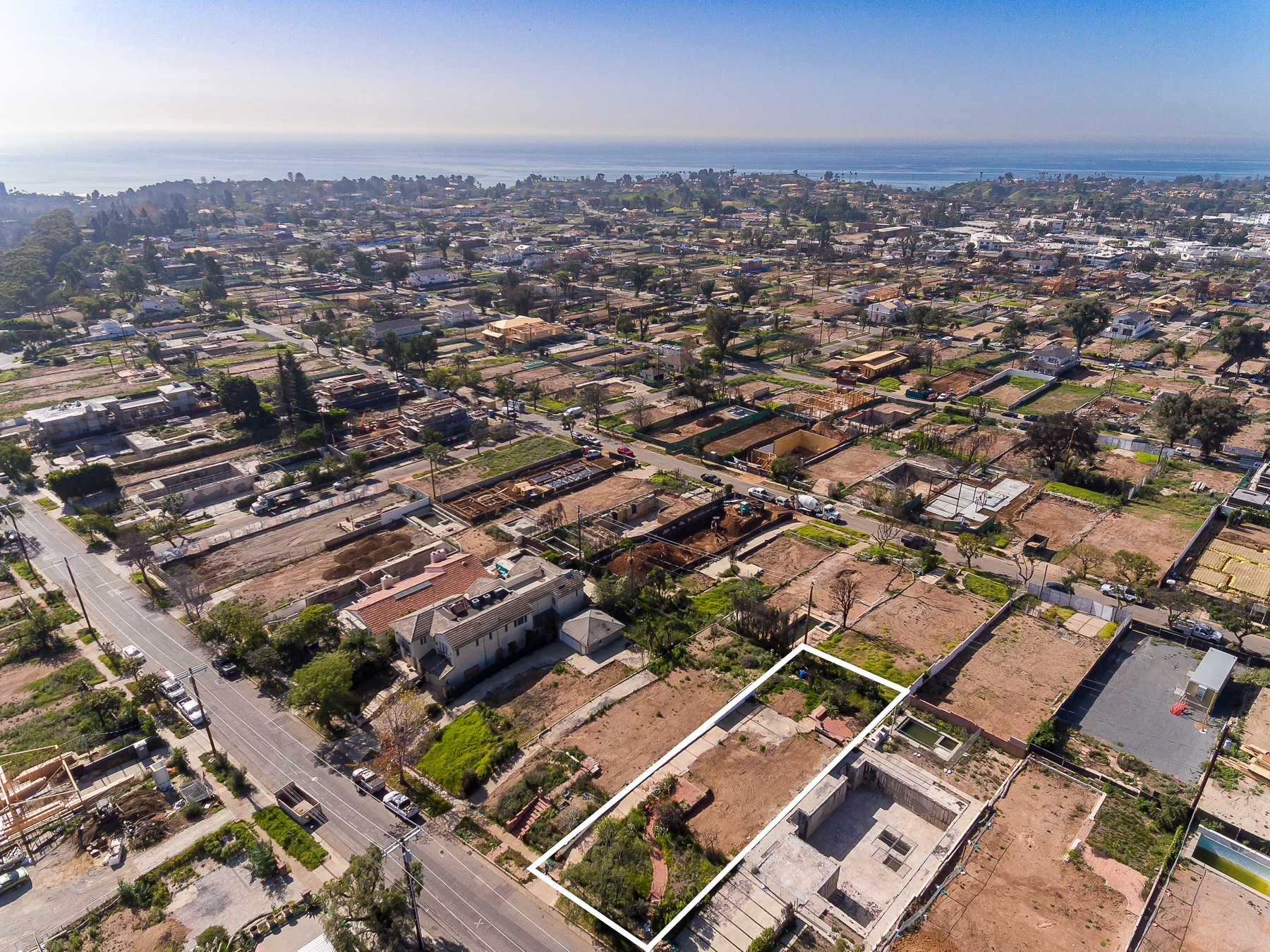 1041 Chautauqua Blvd 2 1041 Chautauqua Blvd Aerial view of lot in Pacific Palisades