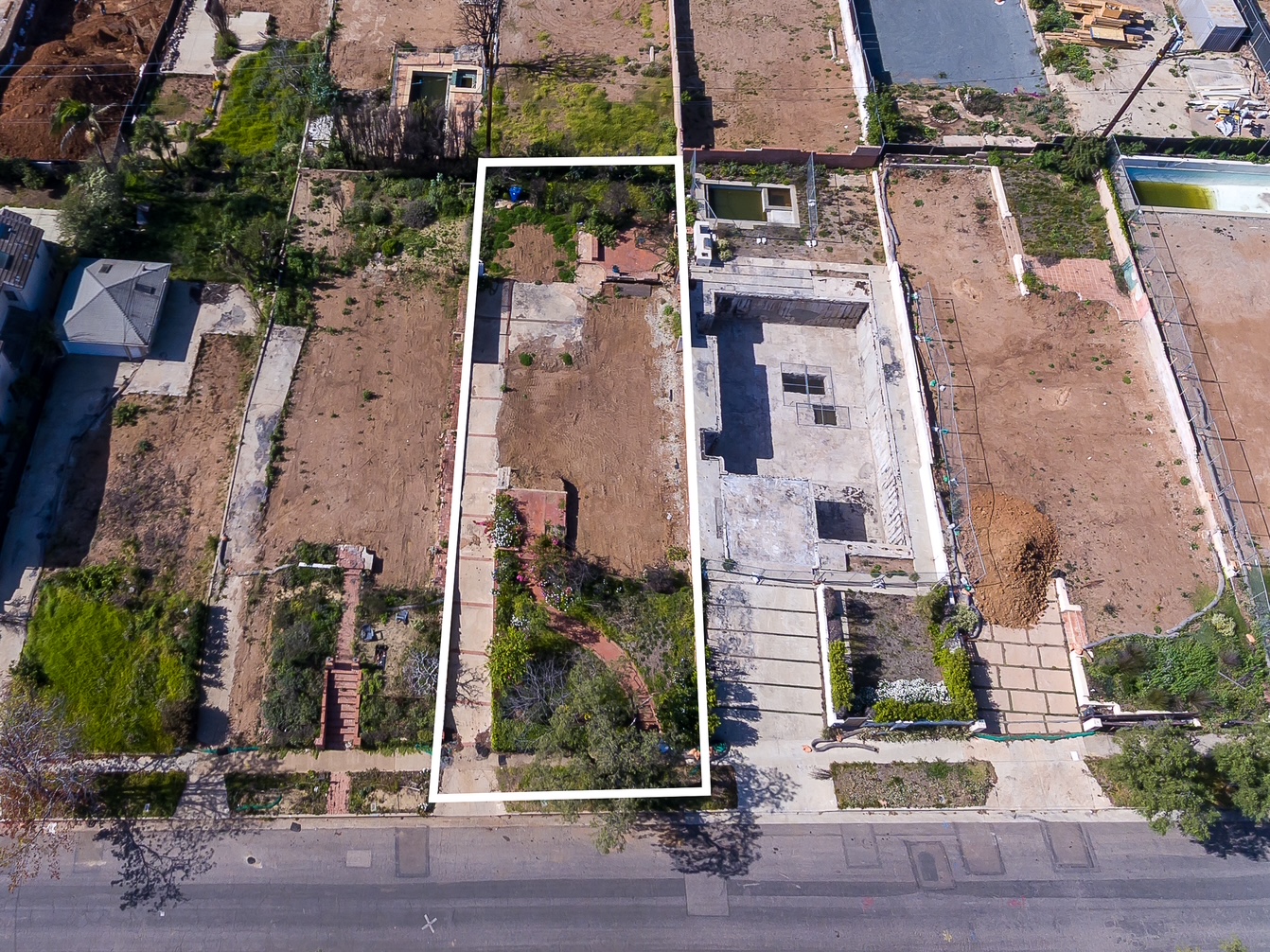 1041 Chautauqua Blvd 3 1041 Chautauqua Blvd Aerial view of lot in Pacific Palisades